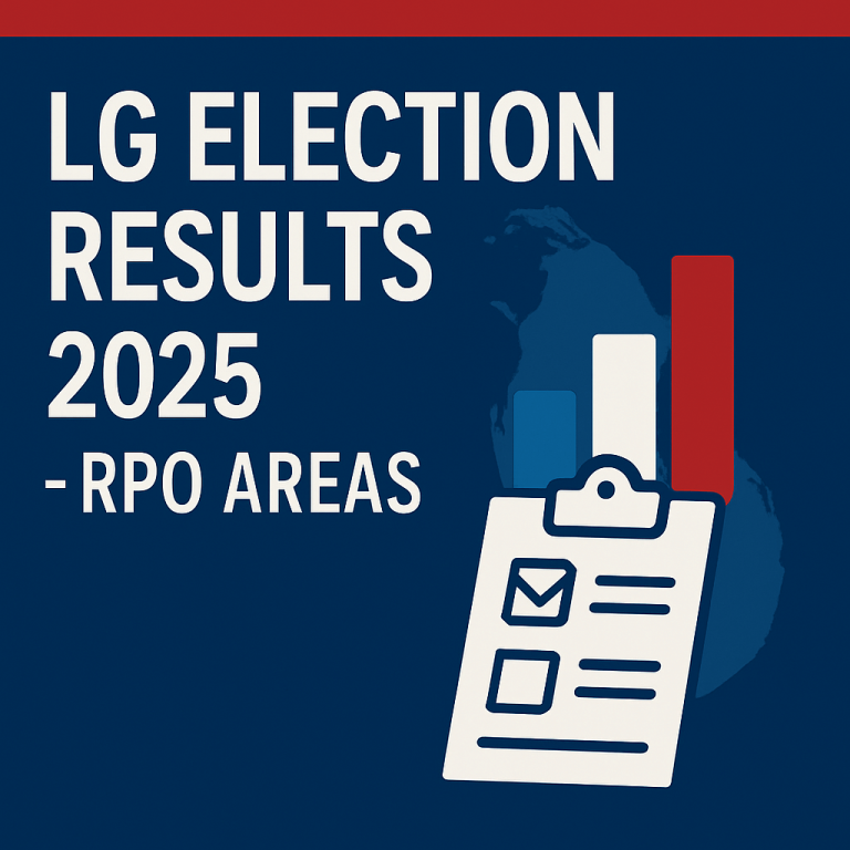 LG Election Results 2025 – RPO Areas
